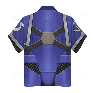 Pre-Heresy Ultramarines In Mark IV Maximus Power Armor - Costume Cosplay Hawaiian Shirt WHHS186