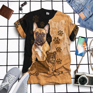 French Bulldog T-Shirt 3D For Men & Women