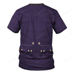 American Infantry Officer-1776-1783 Uniform T-Shirt