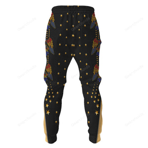 Elvis Aloha Black  - Costume Cosplay Hoodie Sweatshirt Sweatpants