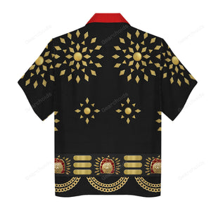 Elvis Matador Costume Black - Costume Cosplay Hawaiian Shirt ELHS17