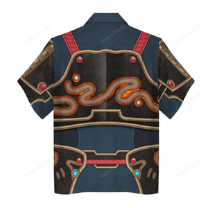 Ancient Armor Cosplay Hawaiian Shirt ZDHS55