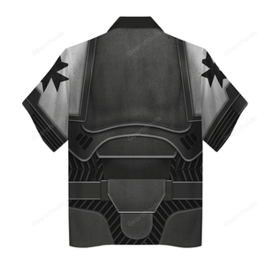 Warhammer Space Marines Black Templars - Costume Cosplay Hawaiian Shirt WHHS02