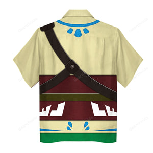 Skyloft Uniform - Skyward Sword Link Hawaiian Shirt