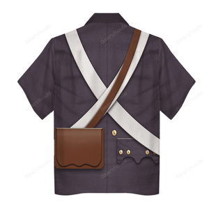 US Infantry-8th Continental Regiment-1783 Uniform Hawaiian Shirt