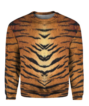 Tiger Costume Cosplay Halloween Sweater For Men And Women