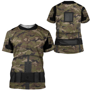 Stormstrooper x US Army T-Shirt 3D For Men & Women