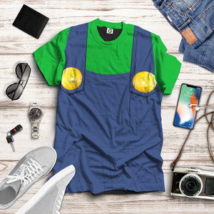 Luigi T-Shirt 3D For Men & Women