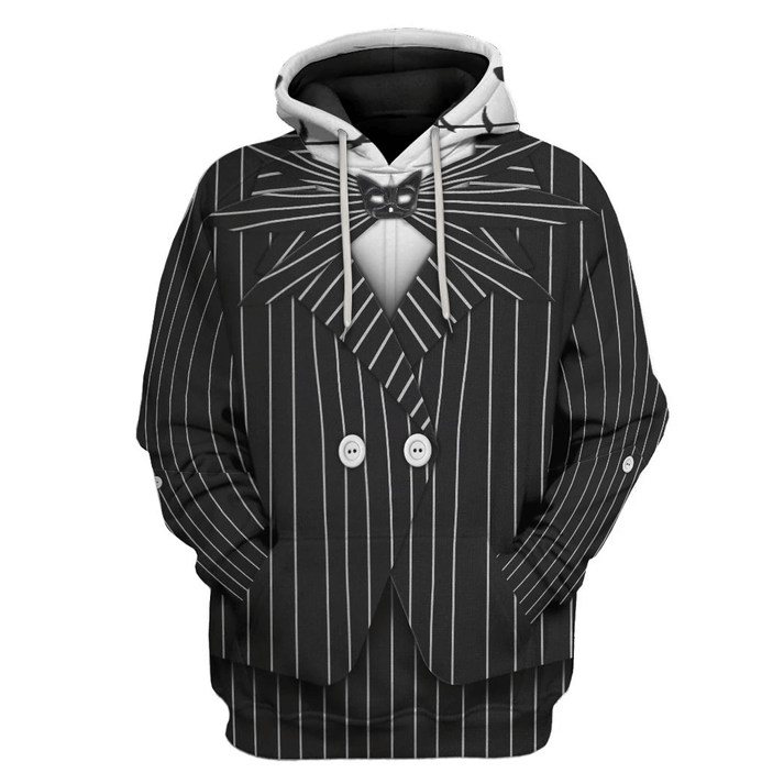 Jack Skellington Halloween Costume Cosplay Hoodie