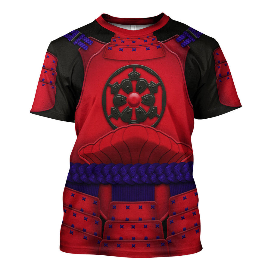 Star Wars Ashigaru Red Akazonae Koyal Guard Costume T-Shirt For Men And Women SWHS33