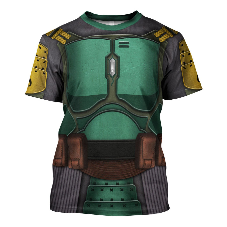 Star Wars Boba Fet Samurai Costume T-Shirt For Men And Women SWHS38