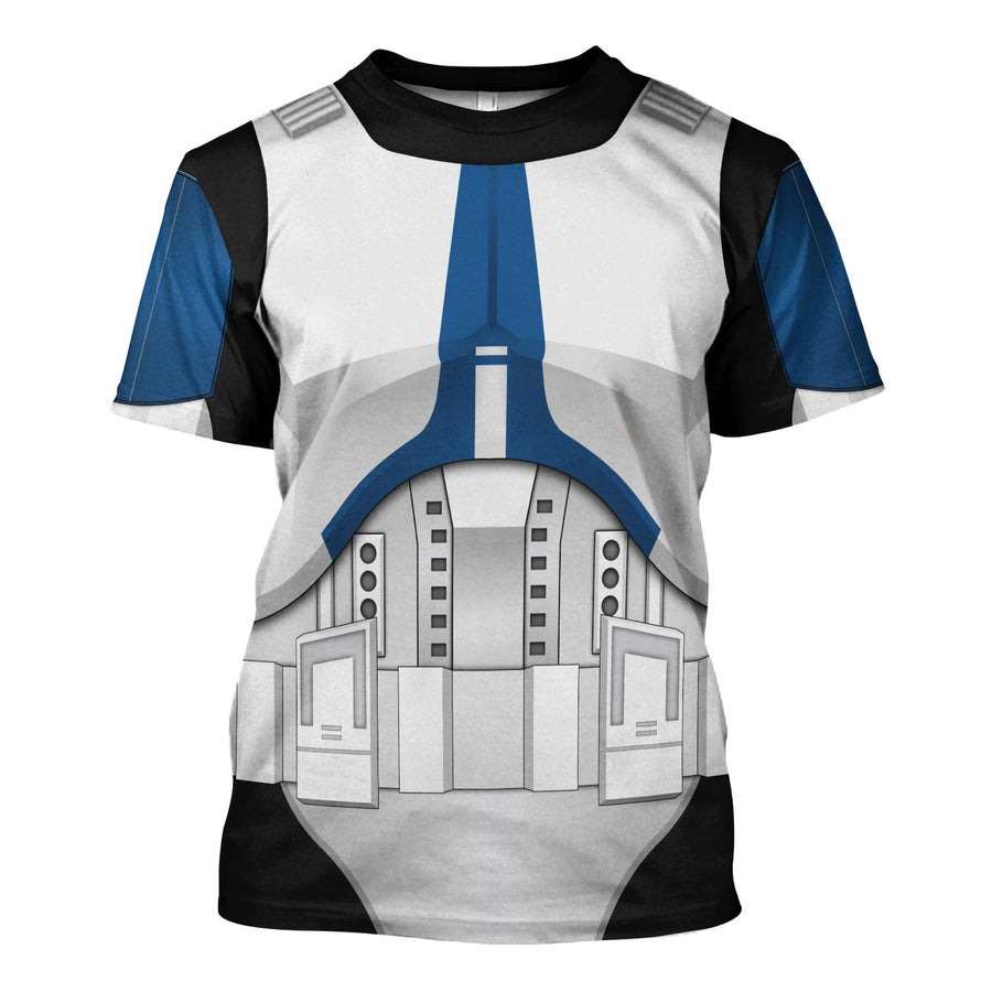 Star Wars 501st Clone Trooper Costume T-Shirt For Men And Women SWHS59