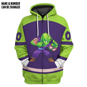 Personalized 3D DBZ Piccolo Hoodie