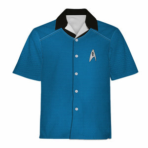 Star Trek Into Darkness Blue Cool Hawaiian Shirt