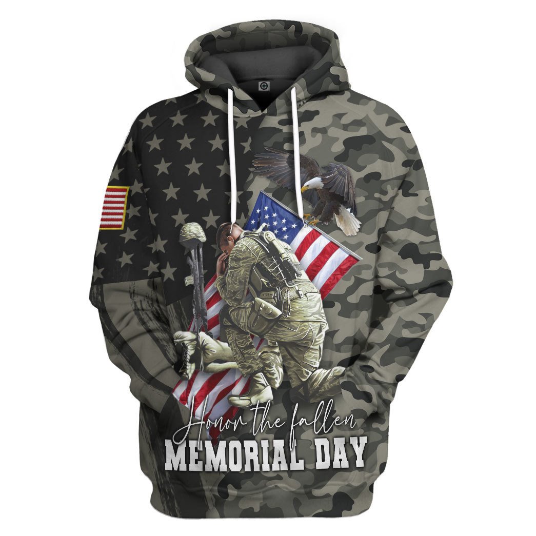 Honor The Fallen Memorial Day Hoodie For Men And Women