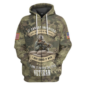 Memorial Day It Cannot Be Inherited Hoodie