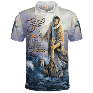 God Is Good All The Time Polo Shirt For Men