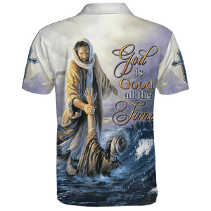 God Is Good All The Time Polo Shirt For Men