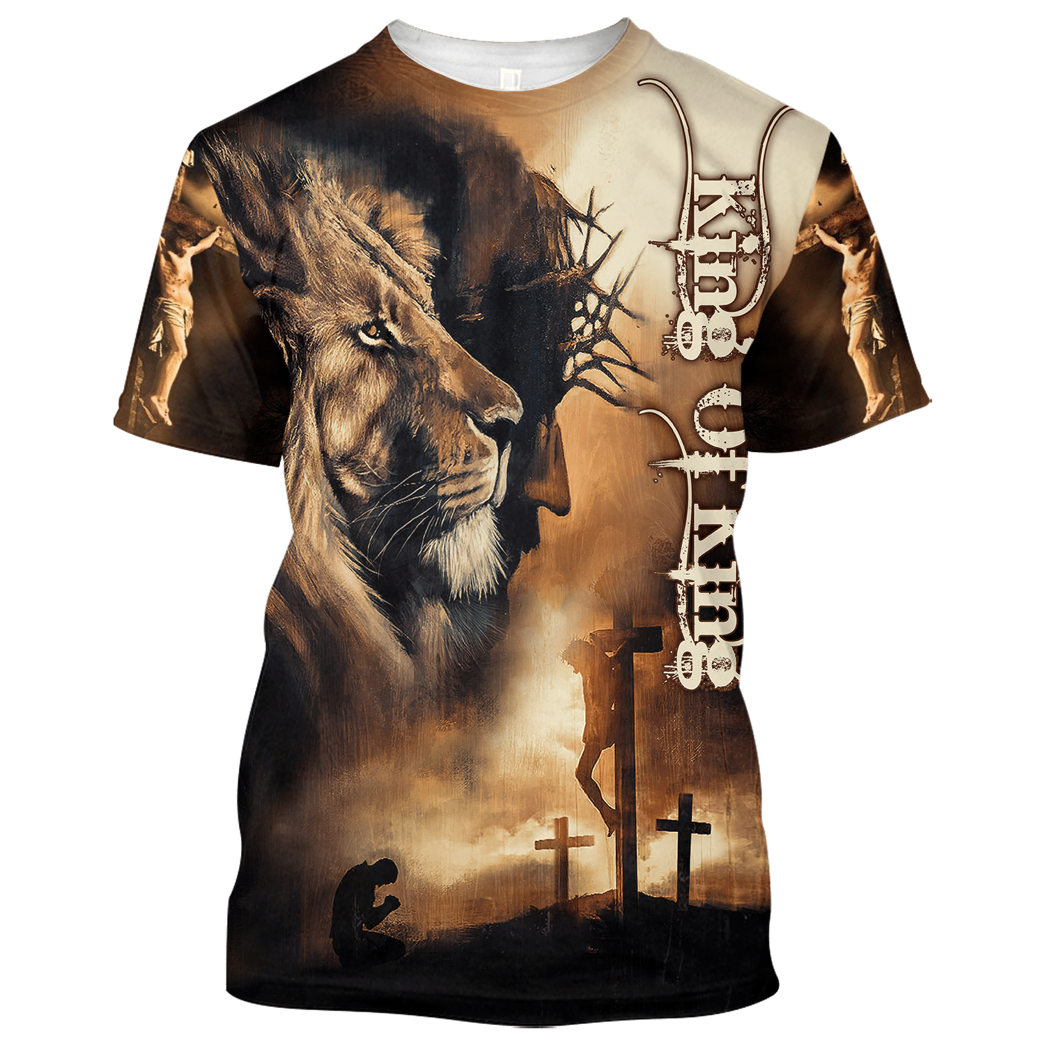 Jesus King Of Lion T-shirt For Men And Women