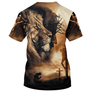 Jesus King Of Lion T-shirt For Men And Women