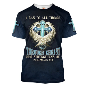 Through Christ Who Strengthens Me T-shirt For Men And Women