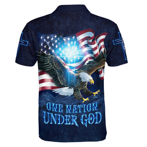 Jesus One Netion Under God Polo For Men