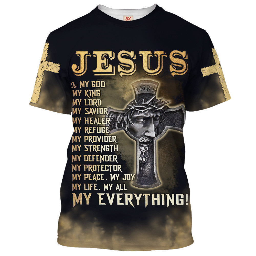 Jesus Is My King My Everything INRI T-shirt For Men And Women