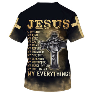 Jesus Is My King My Everything INRI T-shirt For Men And Women