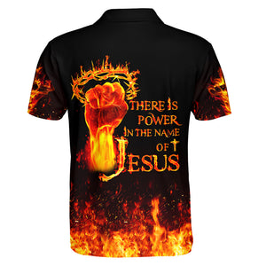 There Is Power In The Name Of Jesus Polo For Men