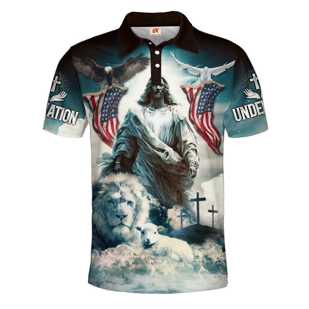 One Nation Under God Polo For Men