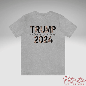 Leopard Trump 2024 Shirt, Republican Shirt, Trump Shirt, Conservative Shirt