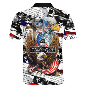 One Nation Under God And Liberties Polo Shirt For Men