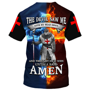 The Devil Saw Me With My Head Down T-shirt