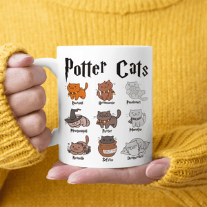 Adorable Harry Potter Cats Ceramic Mug