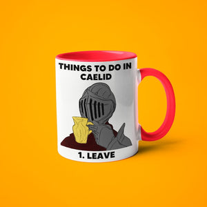 Elden Ring Things To Do In Caelid Leave Funny - Accent Ceramic Mug