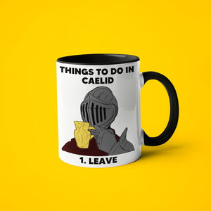 Elden Ring Things To Do In Caelid Leave Funny - Accent Ceramic Mug