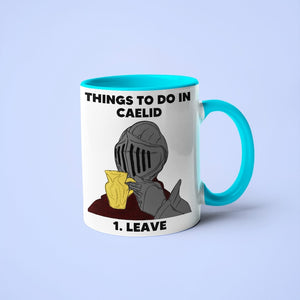 Elden Ring Things To Do In Caelid Leave Funny - Accent Ceramic Mug