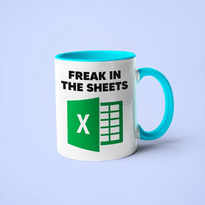 Freak In The Sheets - Accent Ceramic Mug