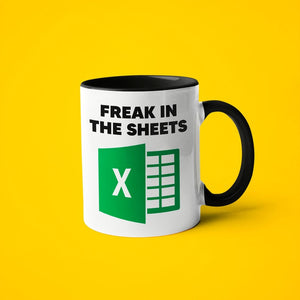 Freak In The Sheets - Accent Ceramic Mug