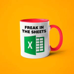 Freak In The Sheets - Accent Ceramic Mug