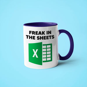 Freak In The Sheets - Accent Ceramic Mug