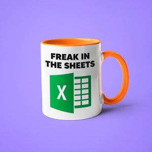 Freak In The Sheets - Accent Ceramic Mug