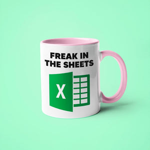 Freak In The Sheets - Accent Ceramic Mug