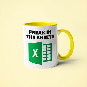 Freak In The Sheets - Accent Ceramic Mug