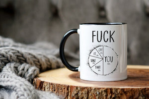 F*ck You/That/Sake/It/Off Rude - Accent Ceramic Mug