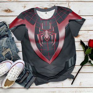 Spiderman Miles Morales T-Shirt 3D For Men & Women