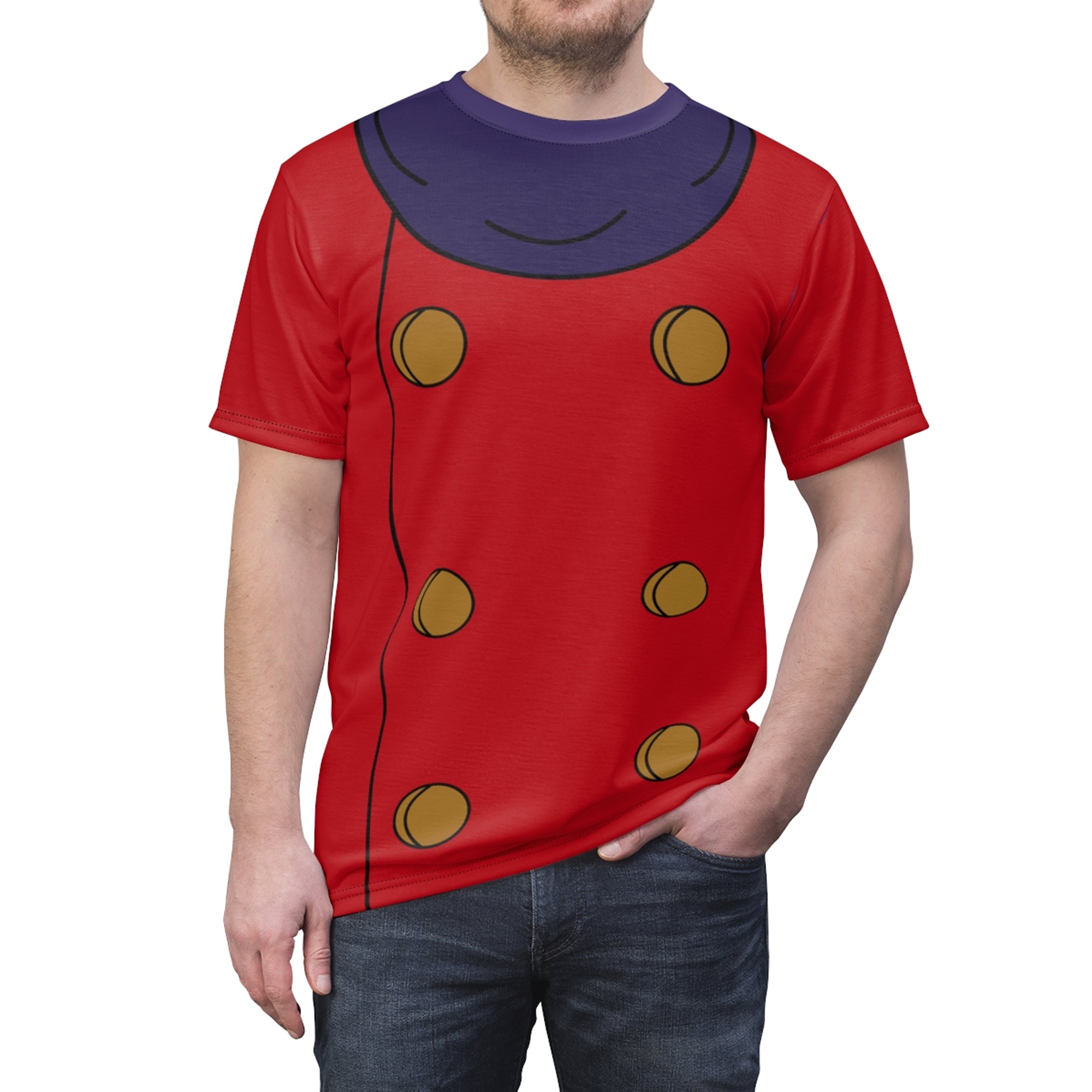 The Coachman Pinocchio Costume  T-shirt For Men