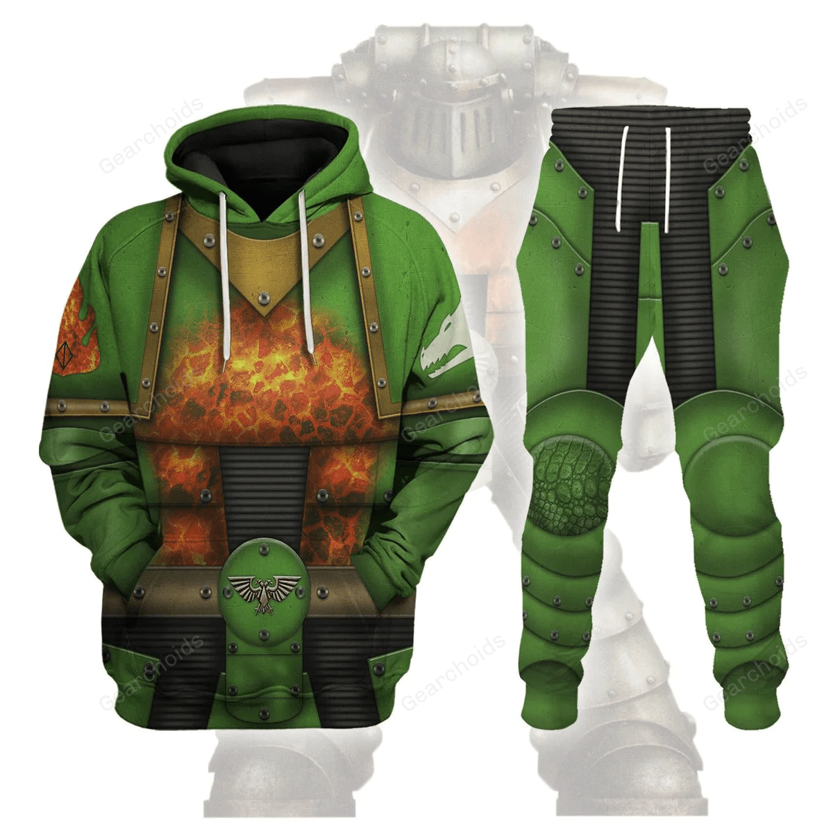 Warhammer Salamanders Legions - Costume Cosplay Hoodie Sweatshirt Sweatpants