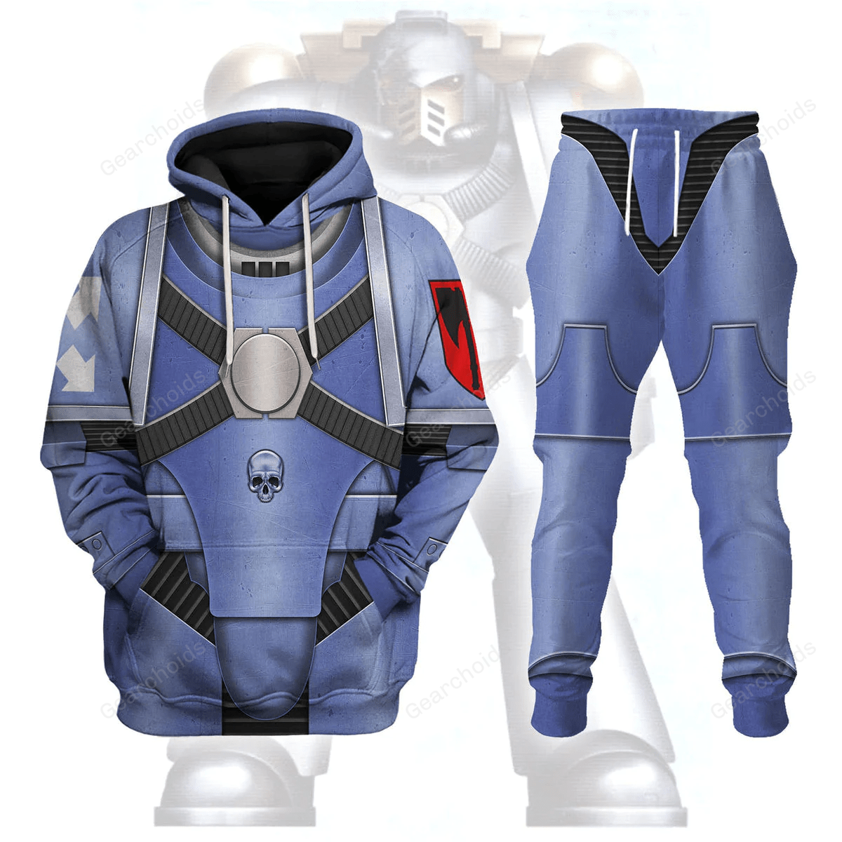 Pre-Heresy Space Wolves In Mark IV Maximus Power Armor - Costume Cosplay Hoodie Sweatshirt Sweatpants WHHS187