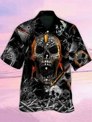 Skull Oh My Skull Cool Hawaiian Shirt